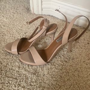 Steve Madden 4 Inch Nude/Pink Heel
